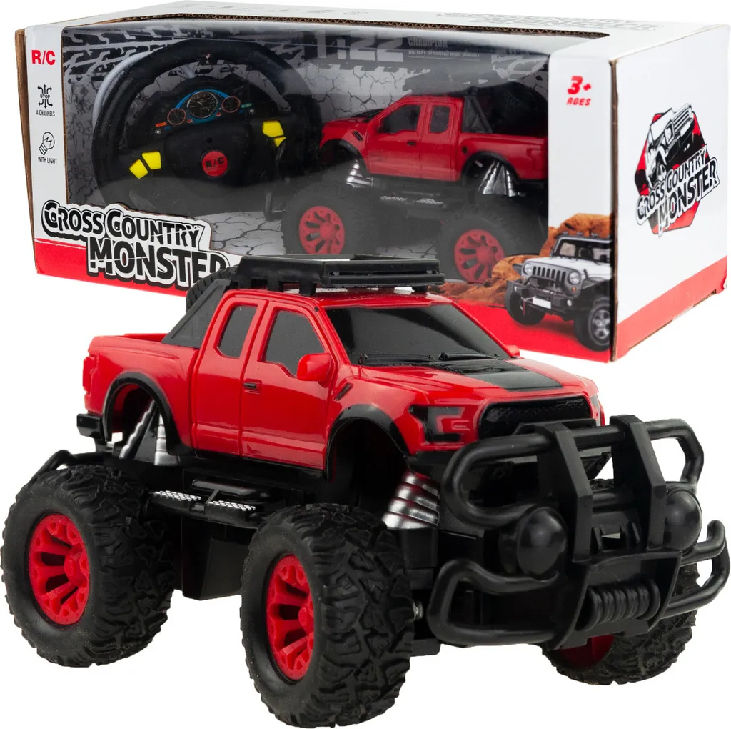 Voiture Tout-Terrain Télécommandée RC avec Volant 2.4GHz Haute Vitesse