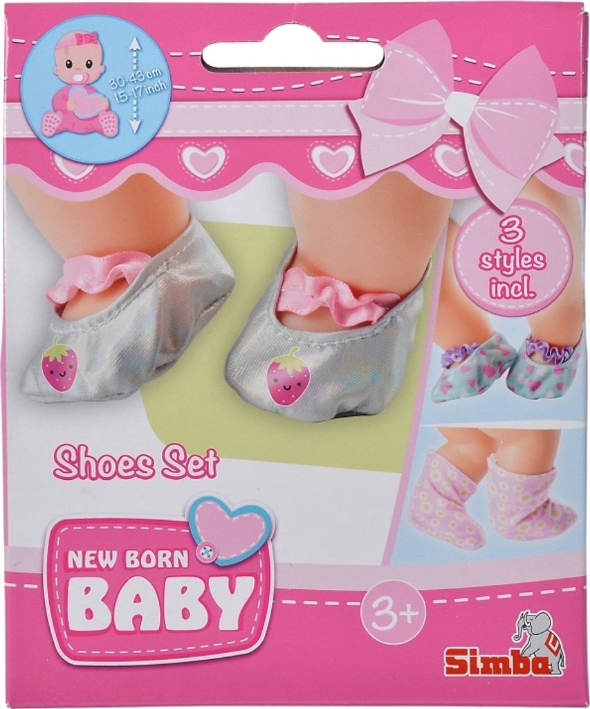 NBB Jeu de chaussures de poupées (3 paires) Simba Image du produit 