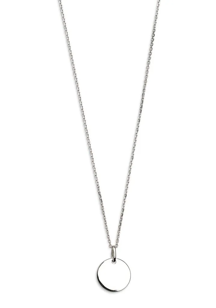 Collana Medica Ipoallergenica Con Pendente Geometrico - Acciaio Inox Impermeabile Con Simbolo Medico Inciso - Catena Regolabile 45+5 Cm - YA4676