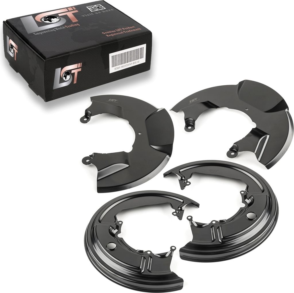 4x Ankerblech Bremsscheibe vorne hinten links rechts Set Produktbild 
