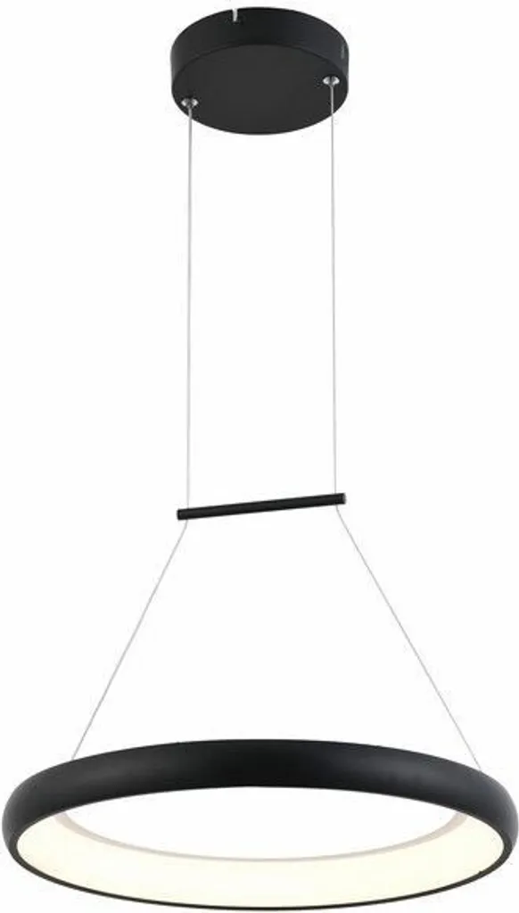 Suspension LED Thea Reality Noire 24W Blanc Neutre 120cm en Aluminium
