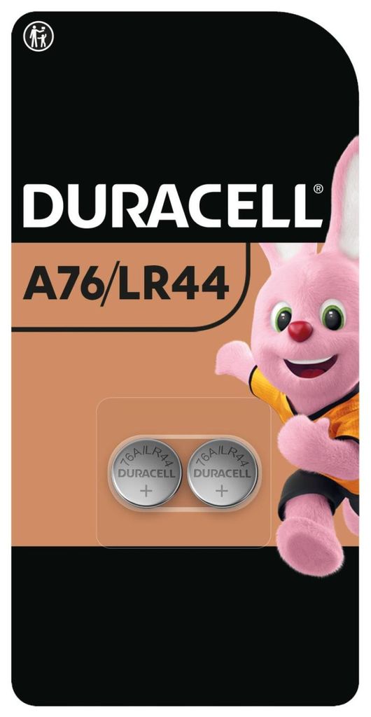 Duracell Piles Alcalines Bouton LR44 1.5V - Blister De 2 Image du produit 
