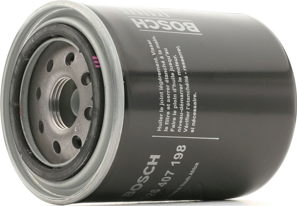 BOSCH F 026 407 198 Ölfilter OE 5861024080 kompatibel mit Vanette, Serena, Primera, Patrol, Almera