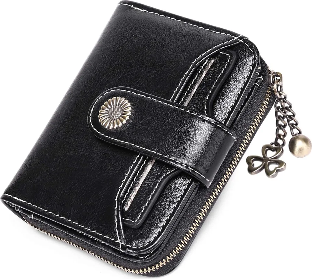 Portafoglio Donna in Vera Pelle Nera: Un Regalo di Puro Stile e Sicurezza
