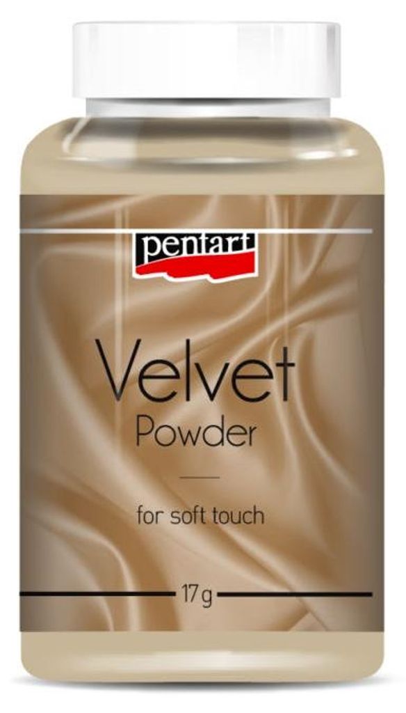 Polvere effetto velluto Pentart Velvet Powder - White Immagine del prodotto 