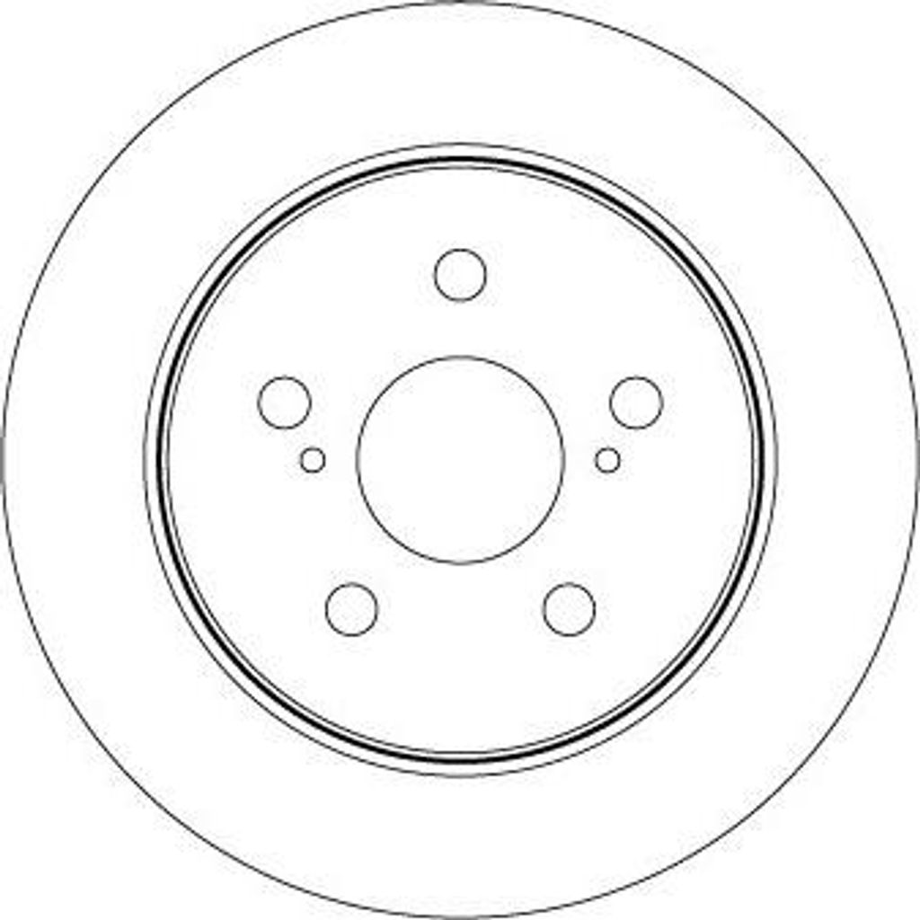 2x TRW Bremsscheibe DF8335 für TOYOTA C-HR (AX10) für LEXUS Produktbild 