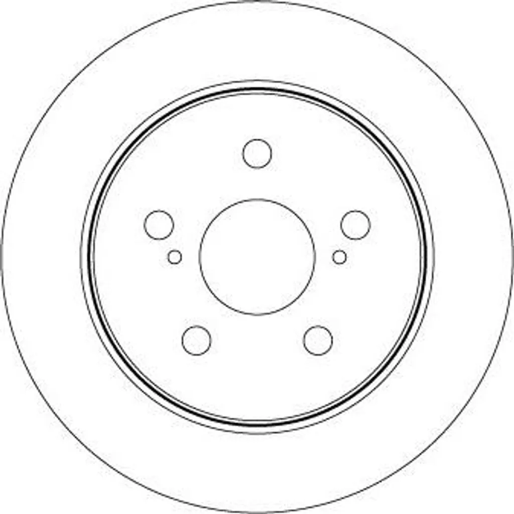 Paire de Disques de Frein Arrière pour Toyota C-HR AX10 et Lexus UX 250h