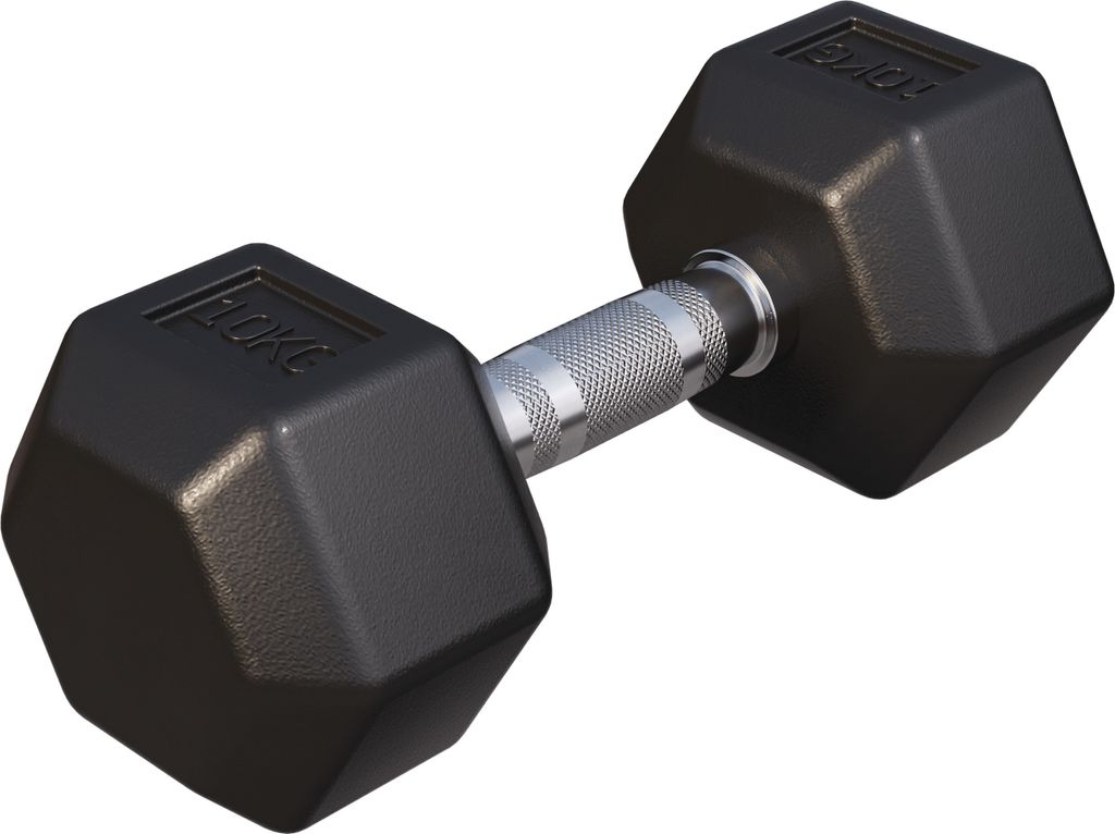 GORILLA SPORTS® Hexagon Kurzhanteln - 10kg Gewichte, Produktbild 