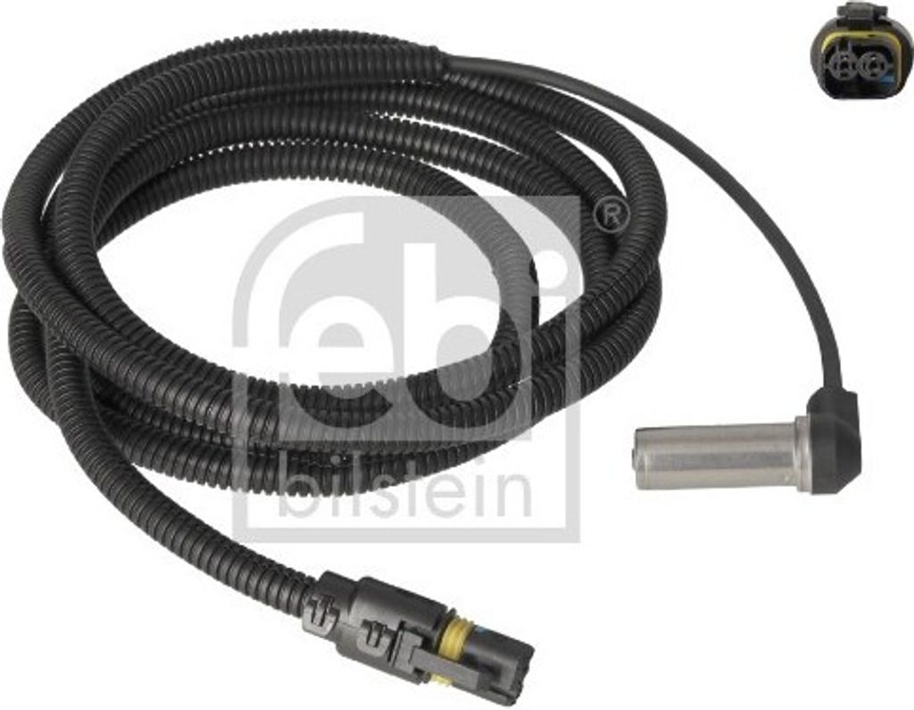 Febi Bilstein Raddrehzahl Sensor Vorderachse rechts 2-polig 2300 mm Kabellänge