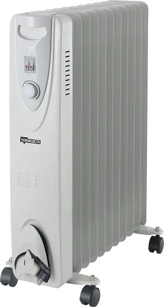 Radiateur 11 Éléments 2500W Termozeta TZR22 Chaleur Douce Intérieur Gris