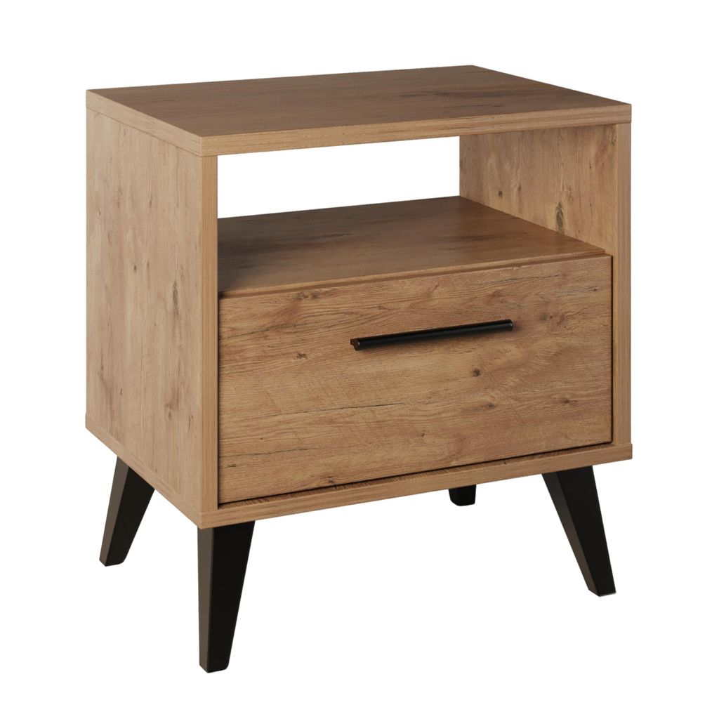 Nachttisch Mit Schublade Nachttisch Mit Ablage EICHE LANCELOT Loft