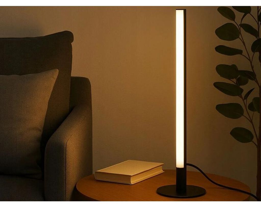 Verk 12364 LED dekorativní lampa 40 cm, 3 režimy svícení, USB, černá