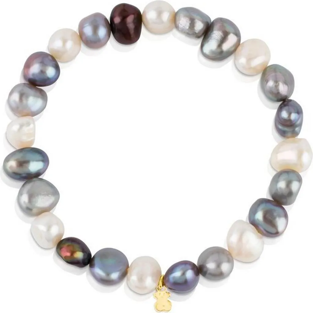 Bracelet TOUS perles blanches 1004042600 - Finition argent et nacre pure - 3