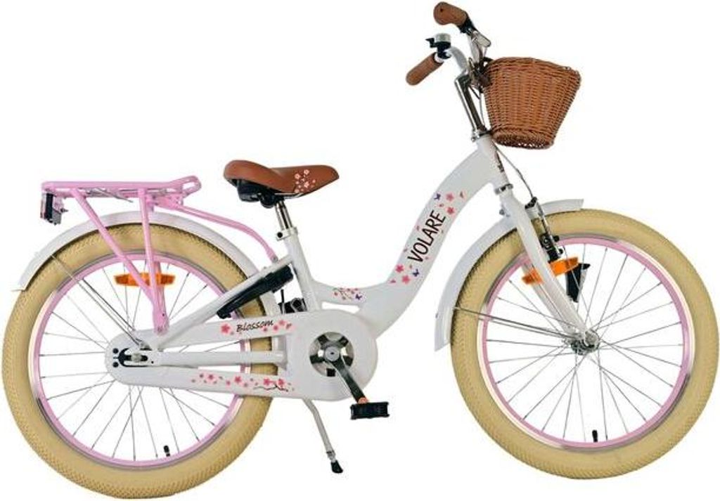 Volare Blossom Kinderfahrrad - Mädchen - 20 Zoll - Weiss Produktbild 