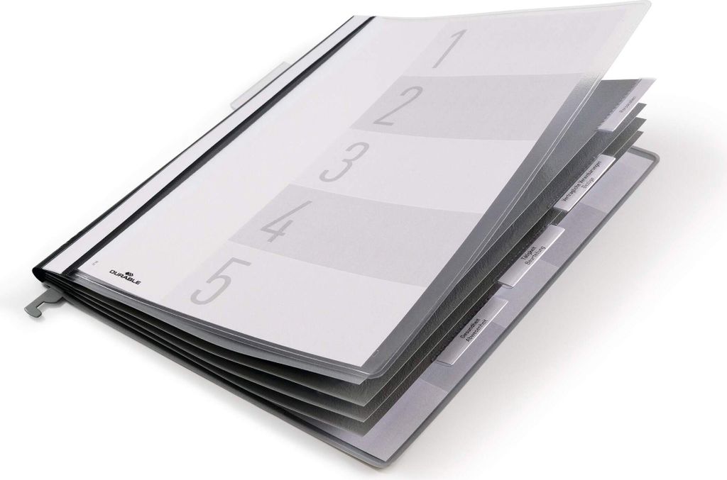 DURABLE Personalhefter mit Hängeschiene A4, 255510 grau