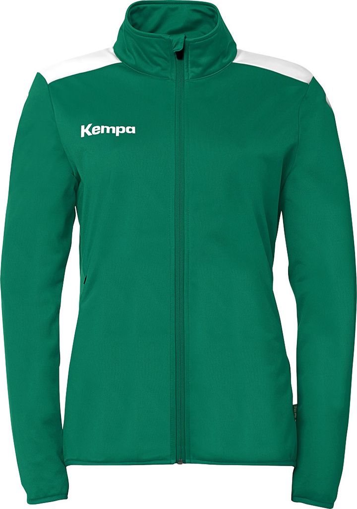 Kempa Trainingsjacke Emotion 27 Poly Jacket Women Unisex 2005126_01 lagune/weiß S