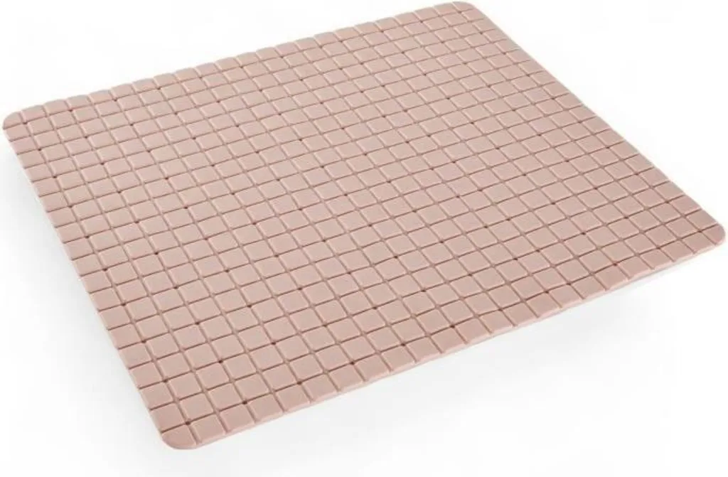 Accessorio Bagno Chic: Tappetino Antiscivolo Rosa TODAY Utility 65x35