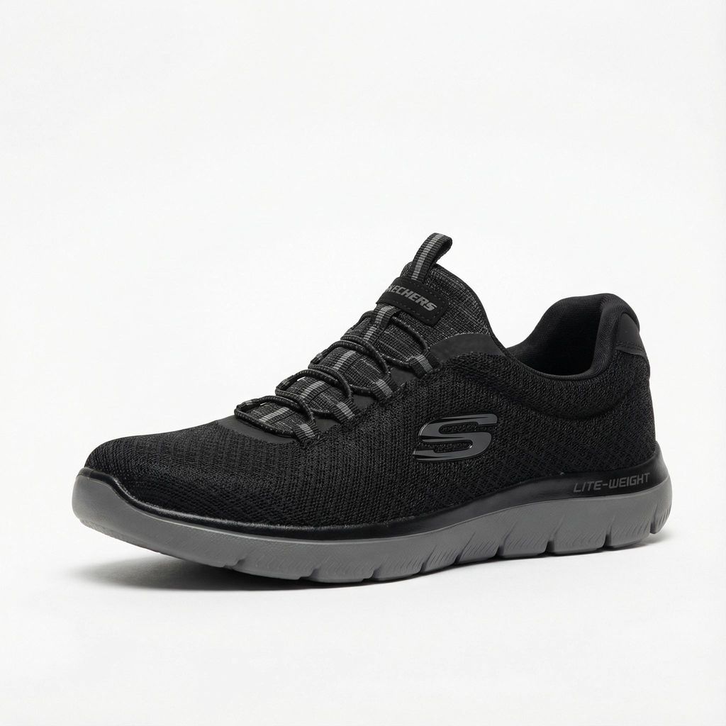 Skechers Herren Sneakers Schwarz 52811-BKCC Grösse 47,5 Produktbild 