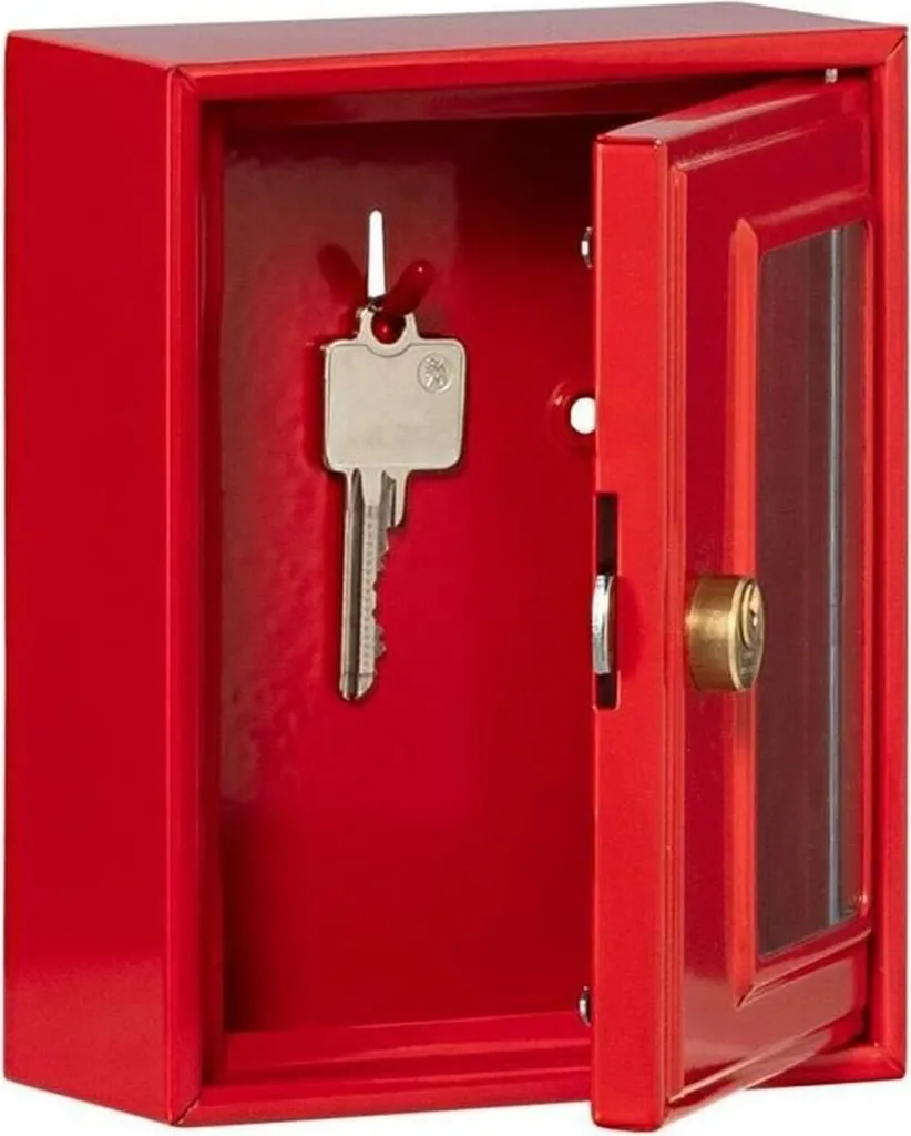 Boîtier clé de secours : solution accès rapide avec marteau et vitre - 5