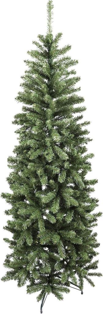 Rebecca Mobili Dekorativer Weihnachtsbaum H 150 cm mit 497 Zweigen aus PVC, grün