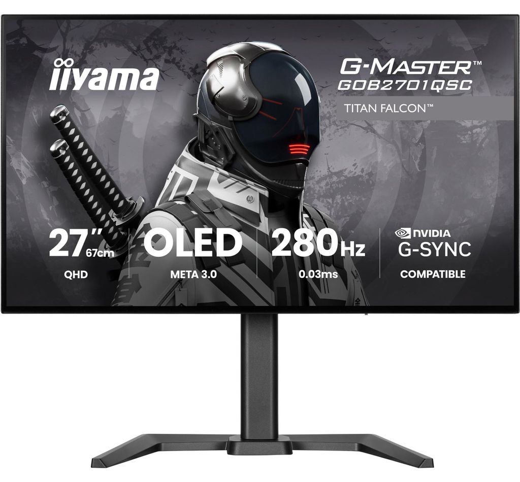 iiyama G-MASTER GOB2701QSC-B1, 68,6 cm (27"), 2560 x 1440 Obrázok produktu 