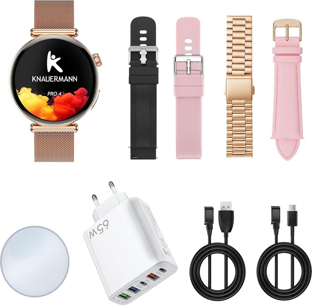 Knauermann PRO 4 Mini (2026) Smartwatch mit Anruf & SOS Produktbild 