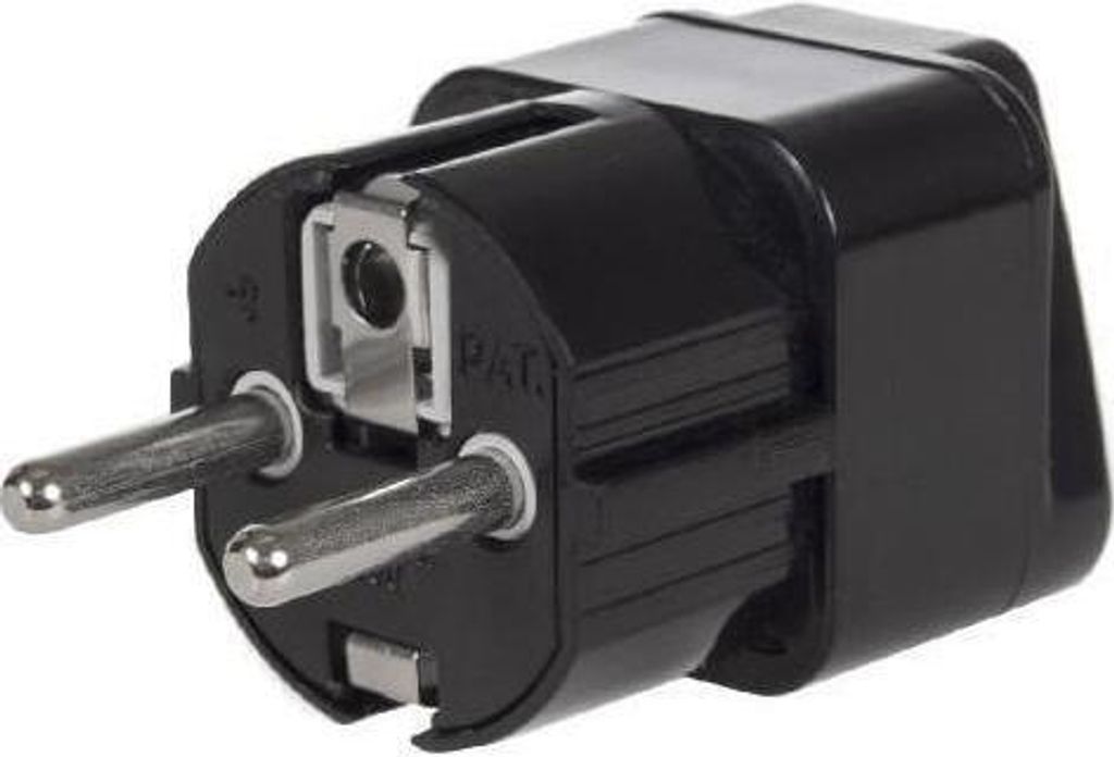 Reise Adapter UK / GB auf EU Universal Schuko Stecker Produktbild 4
