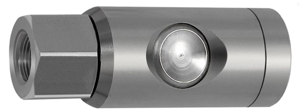 Riegler Druckknopf-Sicherheitskupplung NW 7,4, drehbar, ES, G 3/8 IG