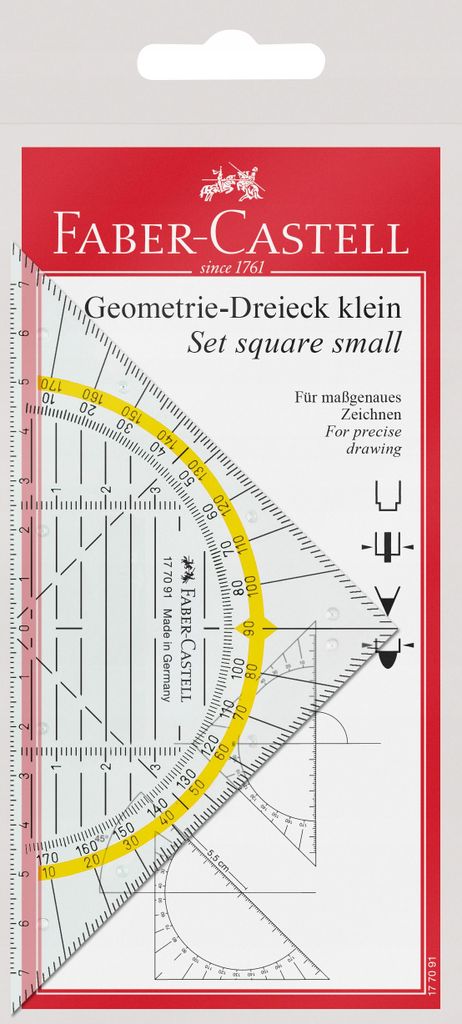 FABER-CASTELL 177091 Triangolo geometrico 14,0 cm Immagine del prodotto 
