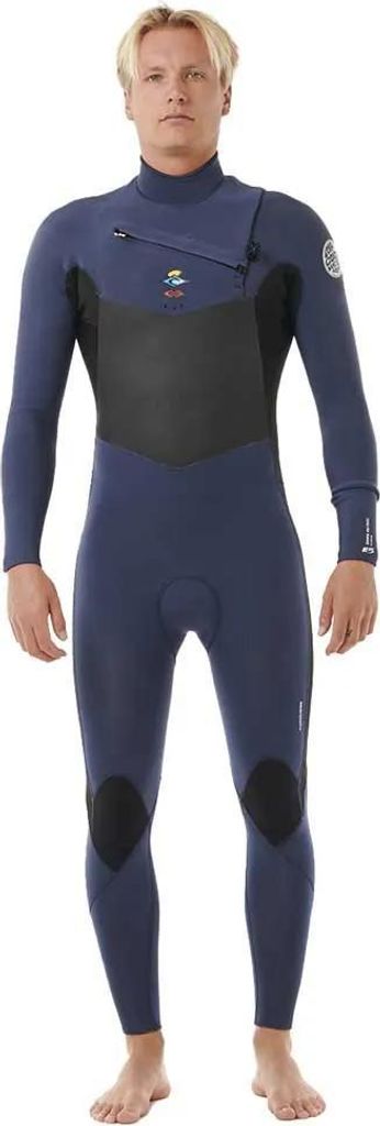 Rip Curl Dawn Patrol 3/2 Mm Gb St Langarm-neoprenanzug Mit Brustreißverschluss Blau MT Herren Blau MT