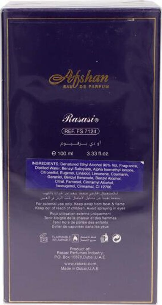 Rasasi Afshan EDP 100 ml UNISEX Produktbild 