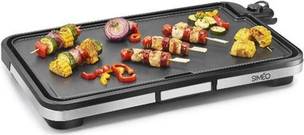 Plancha électrique Simeo XL Finies les Cuissons Longues et Difficiles