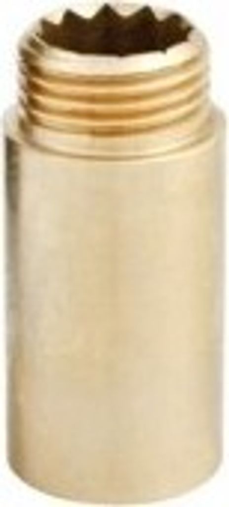 Verlängerung Messingfitting 1/2" L 40 mm Rohrverbinder Abwasser