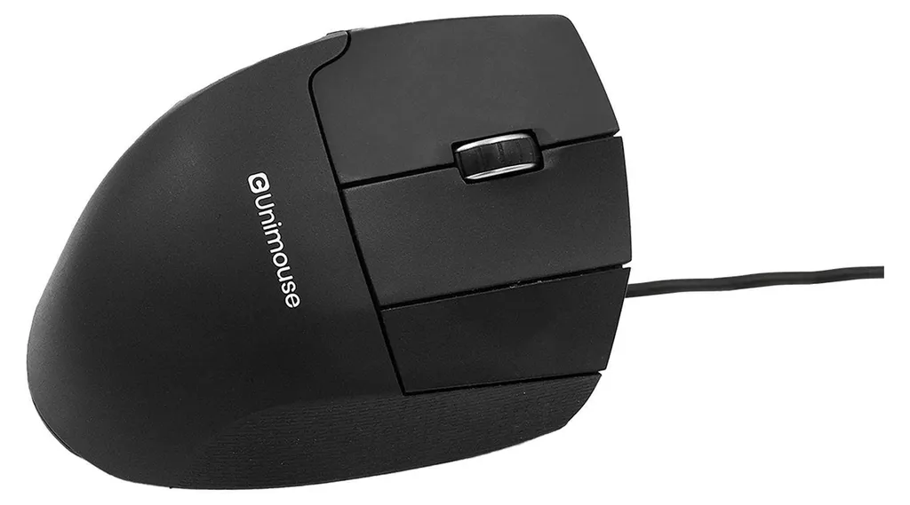Souris verticale réglable Contour UniMouse USB noire pour PC