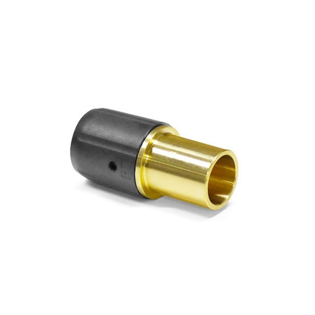 Pipetec Steckfitting Übergang 20 x 2 mm Aluverbundrohr - auf 15 mm Kupferrohr zum Pressen : 20x2 auf 15mm Cu-Pressverbinder Größe: 20x2 auf 15mm...
