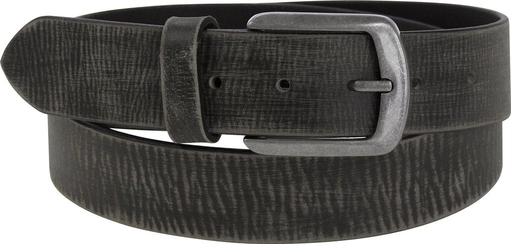 Harrys-Collection Uni Ledergürtel Büffelleder, schwarz, W Produktbild 