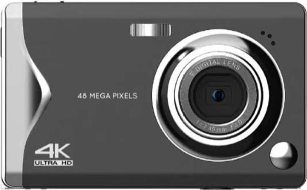 INF Fotocamera Digitale Nera 4K: Design Elegante e Foto 40MP