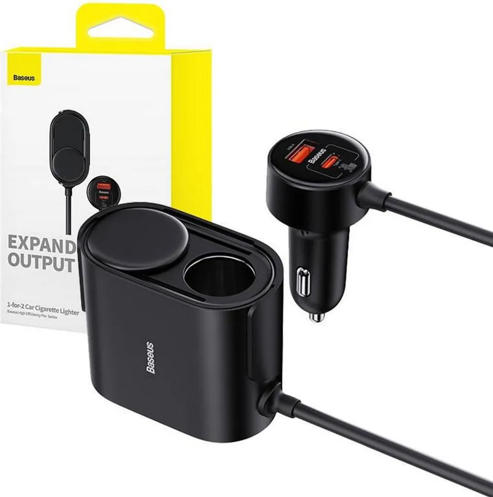Baseus High Efficiency Pro 30W: Sdoppiatore Auto Sicuro e Potente