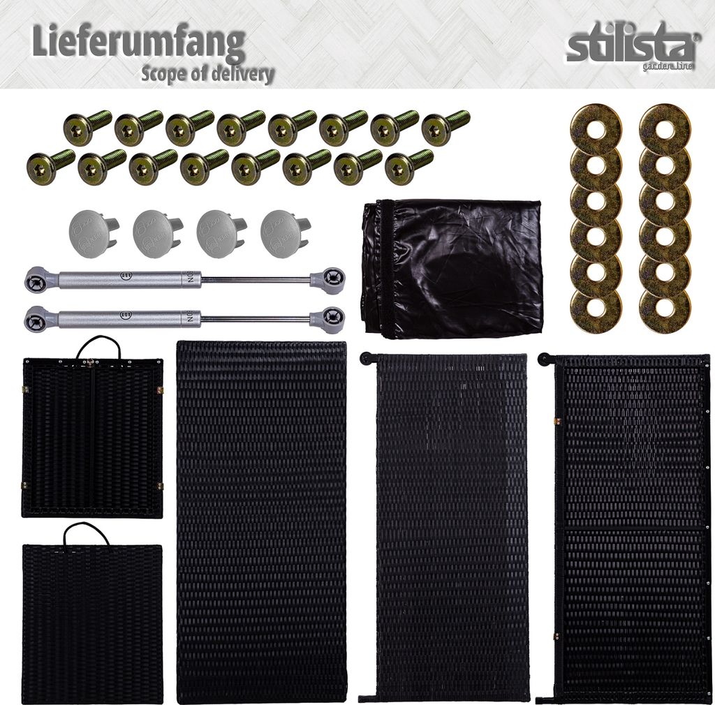 Polyrattan Auflagenbox 307 L Kissenbox Gartenbox Produktbild 3