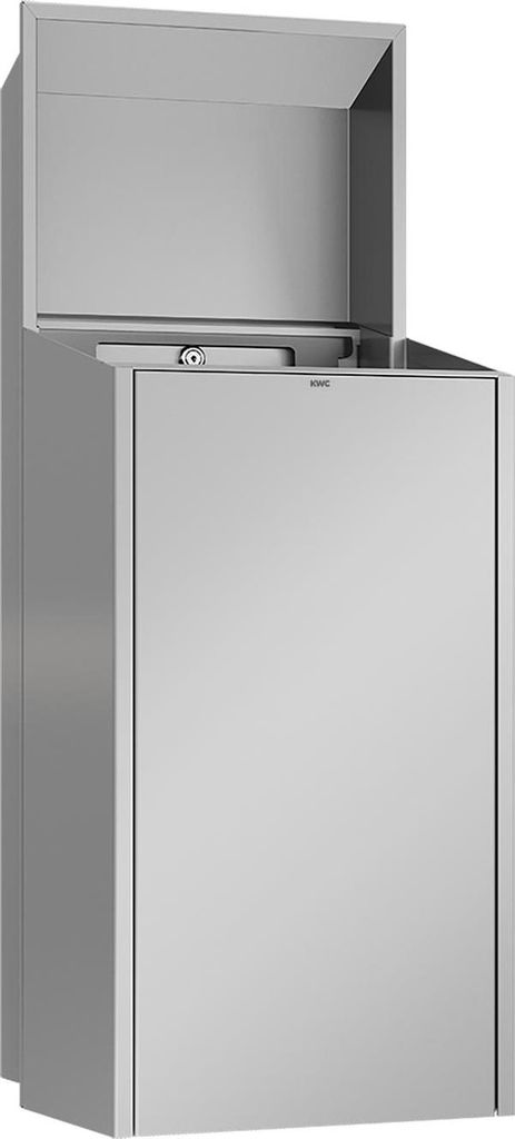 KWC AR Abfallbehälter, EXOS, Edelstahl, Unterputz, 304x790x251 mm, 30l