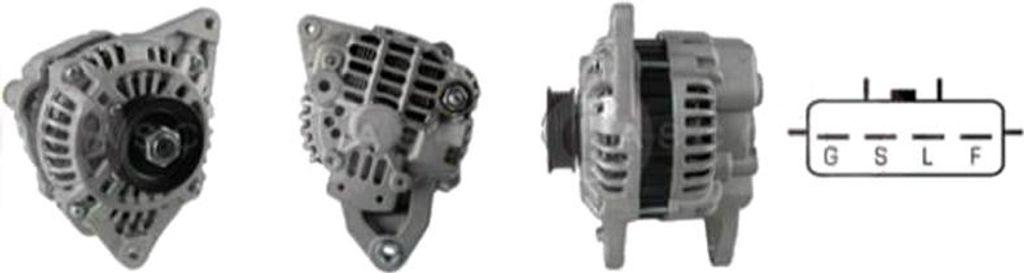 CASCO CAL35124AS Lichtmaschine Generator LiMa 85A 12V für Produktbild 