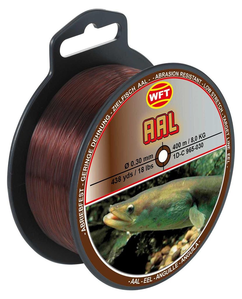 WFT Zielfisch Aal 300m 0,35mm 10,3kg braun - Angelschnur Produktbild 