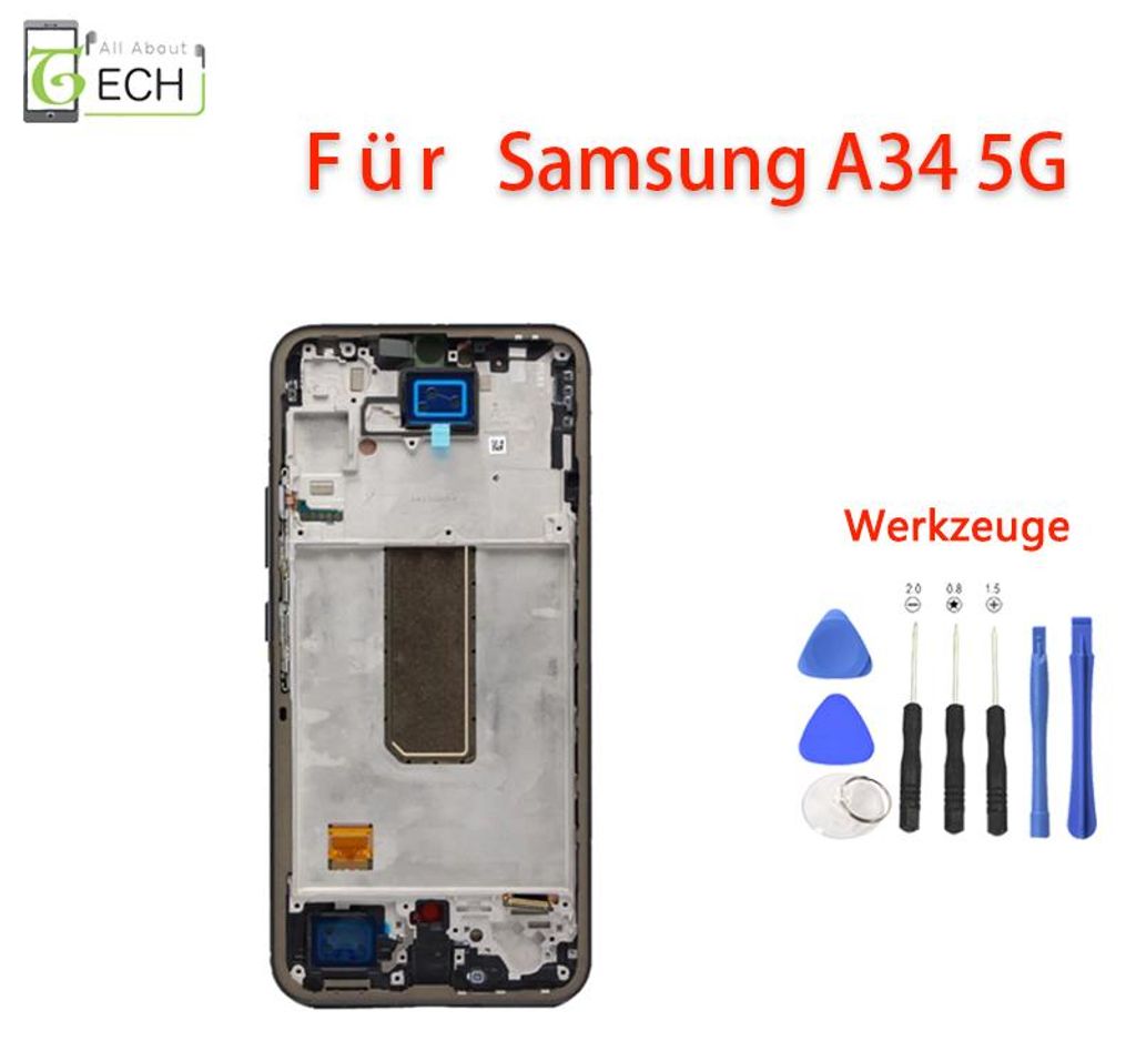 Für Samsung Galaxy A34 5G SM-A346 LCD (Full OLED) Display Produktbild 