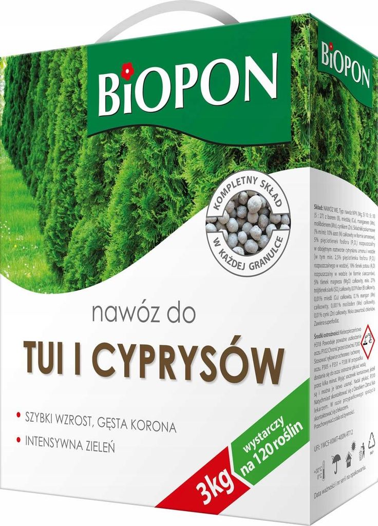 Granulované hnojivo pro ostřice a cypřiše 3 kg Obrázek produktu 