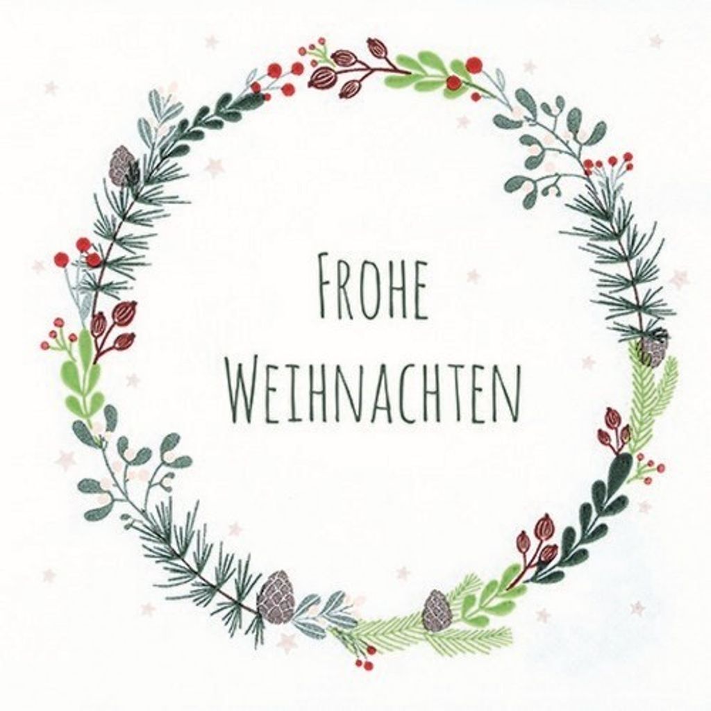 20 Servietten Lucia Frohe Weihnacht - Frohe Weihnachten im Produktbild 