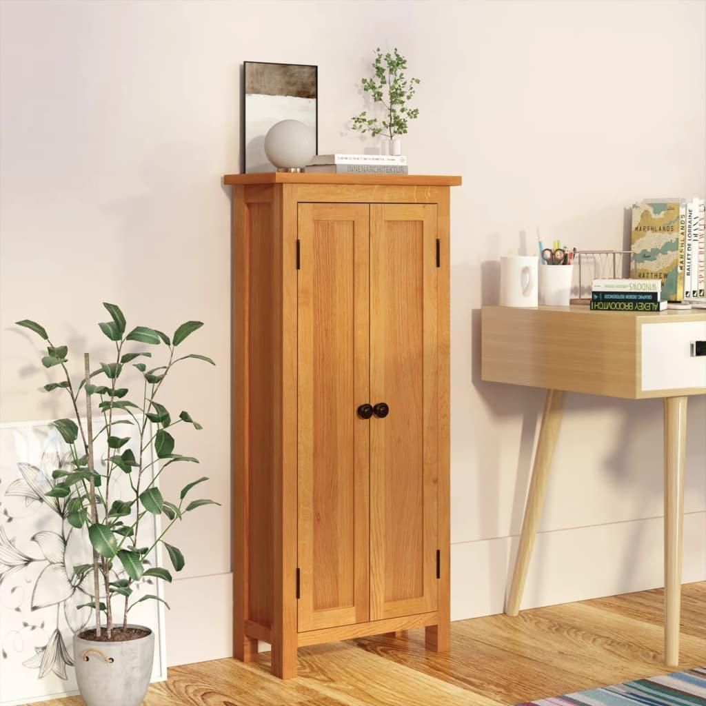 vidaXL Skriňa 50x22x110 cm dubový masív Obrázok produktu 