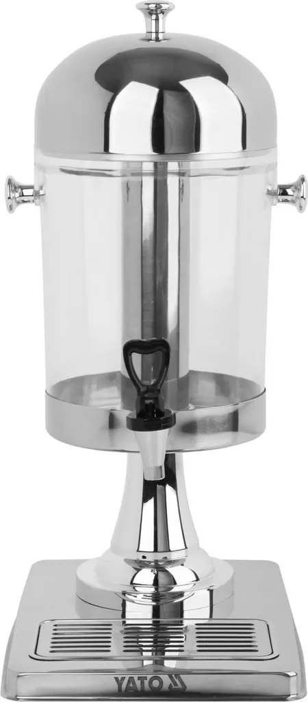 Grande Dispenser Bevande 8L in Vetro Spesso con Rubinetto Metal