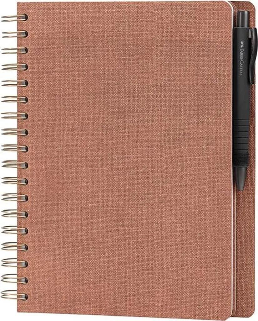 Carnet A5 Faber-Castell 180 Pages Vierges Sienna avec Couverture Rigide
