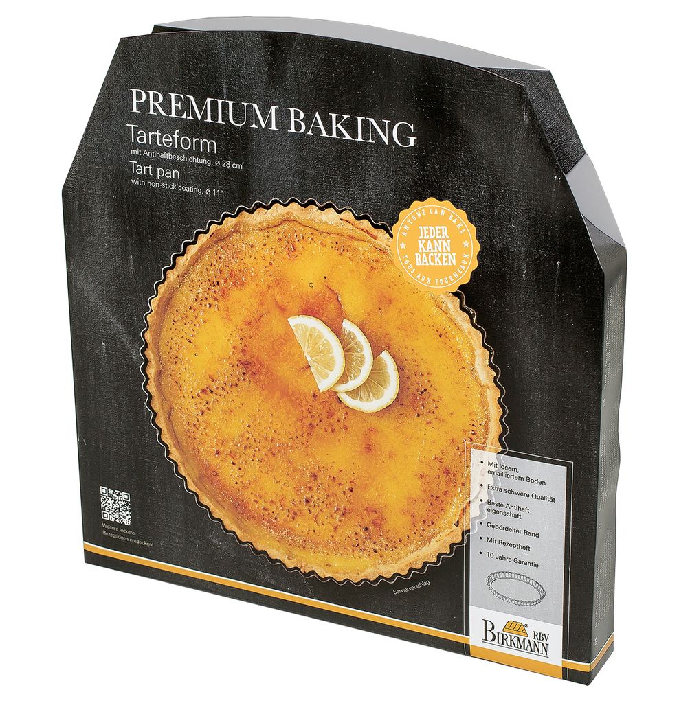 IRKMANN Tarteform mit losem Emaille-Boden, Ø 28 cm x H 3,5 Produktbild