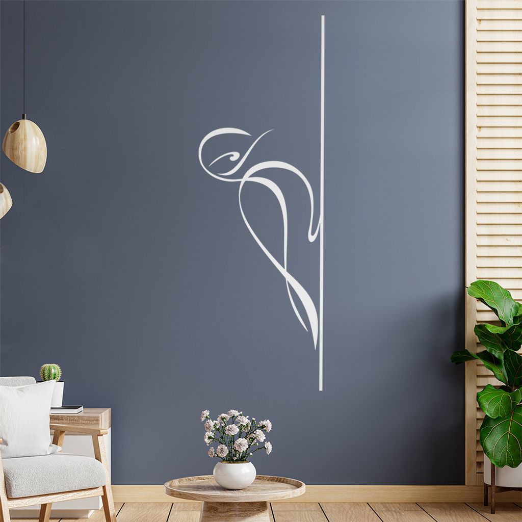 Specht Linien Wandtattoo in 6 Größen - Wandaufkleber Wall Sticker - Dekoration, Küche, Wohnzimmer, Schlafzimmer, Badezimmer